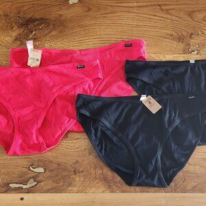 4 Pairs NEW Victoria's Secret Cotton Bikini Underwear